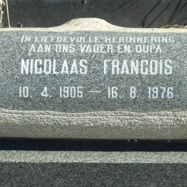 ALBERTS Nicolaas Francois 1905-1976 &amp; Alida Maria 1910-1986