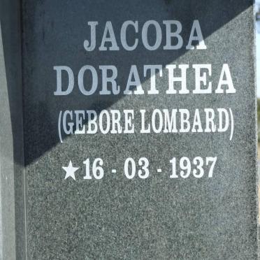 BIERMAN Philippus Jacobus Lodewikus 1923-2010 &amp; Jacoba Dorathea LOMBARD 1937-