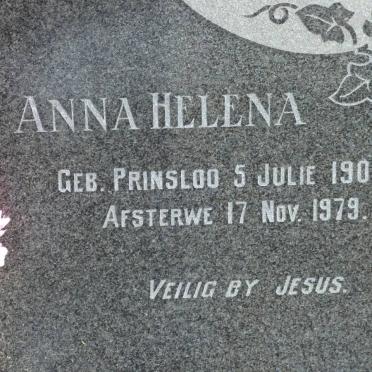 BENADE Hendrik Johannes 1904-1984 &amp; Anna Helena PRINSLOO 1905-1979