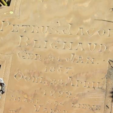 BLIGNAUD Petrus Jacobus 1857-1922