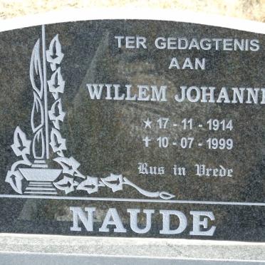 NAUDE Willem Johannes 1914-1999 