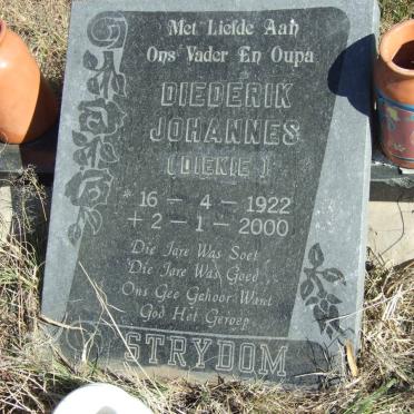 STRYDOM Diederik Johannes 1922-2000
