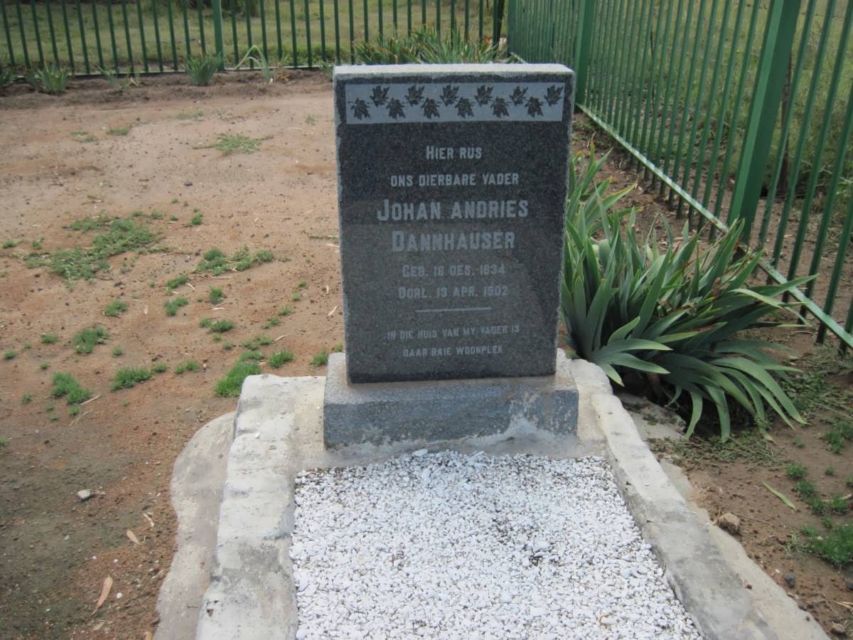 DANNHAUSER Johan Andries 1834-1902