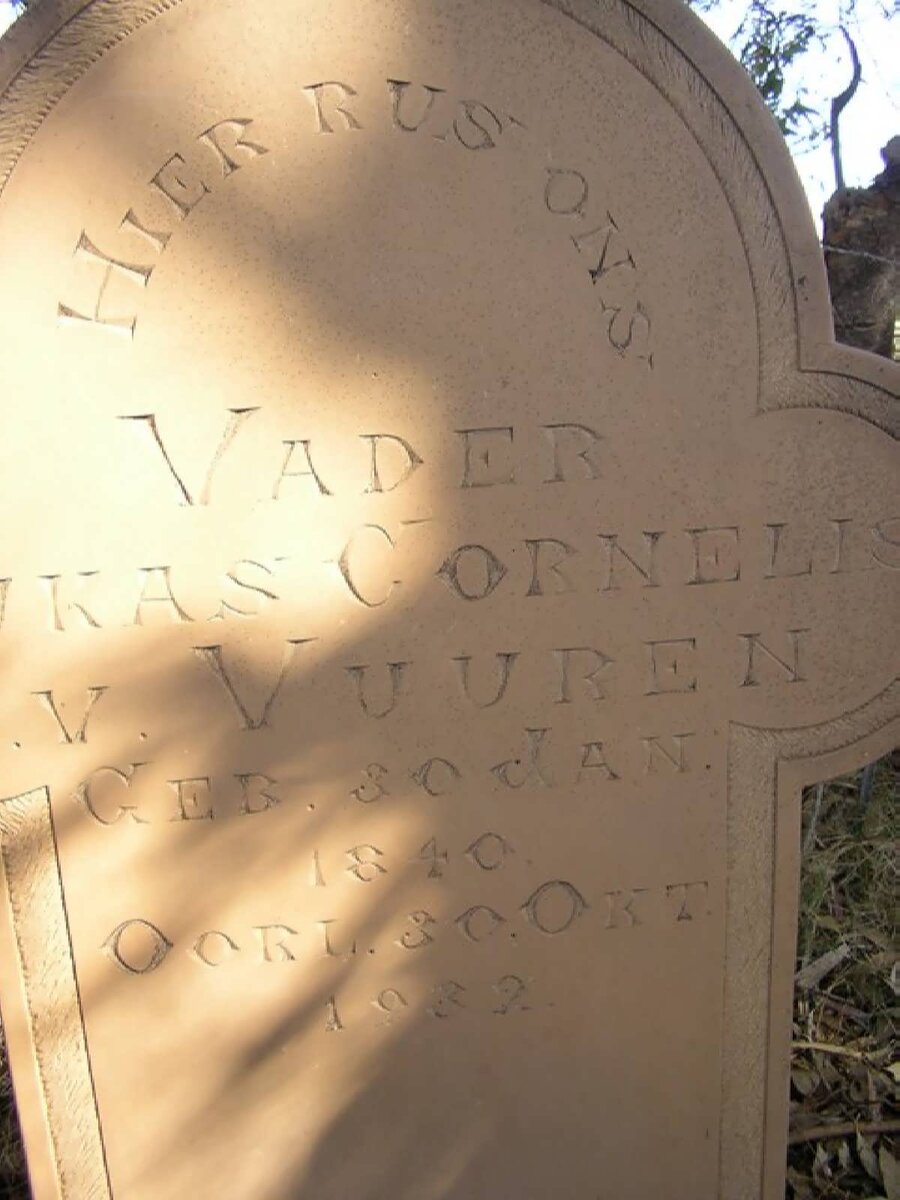 VUUREN Lukas Cornelis, v. 1840-1932