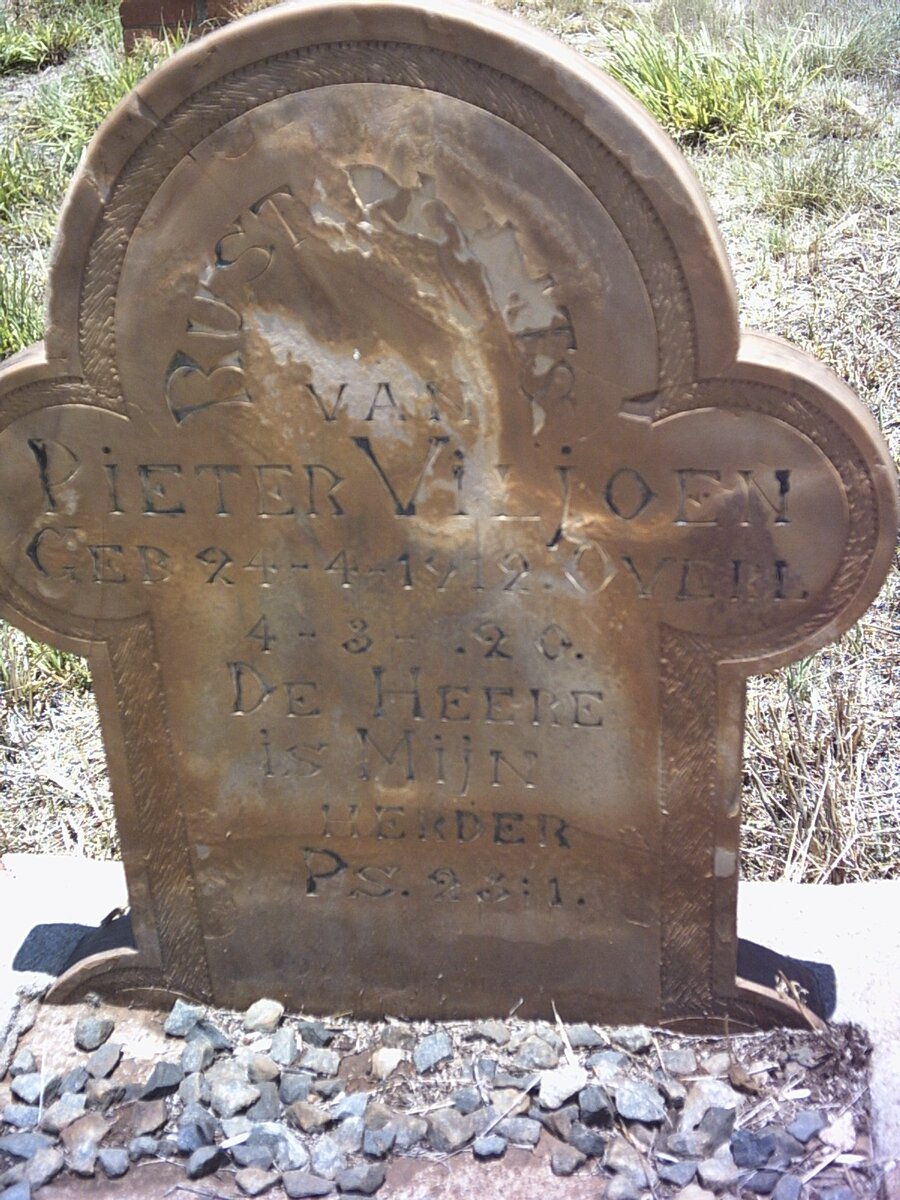 VILJOEN Pieter 1912-1920