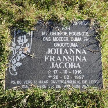 ? Johanna Fransina Jacoba 1916-1997