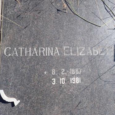 ? Catharina Elizabeth 1887-1981