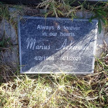 ACKERMAN Marius 1966-2021