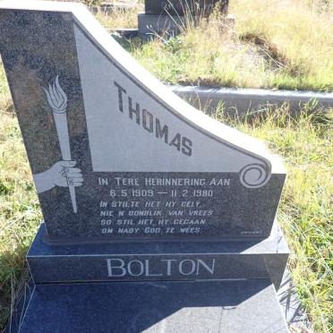 BOLTON Thomas 1909-1980