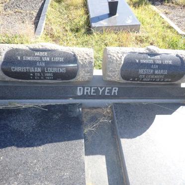 DREYER Christiaan Lourens 1895-1977 & Hester Maria LIEBENBERG 1909-1978