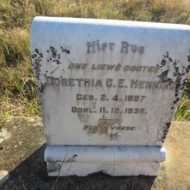 HENNING Dorethia C.E. 1897-1938