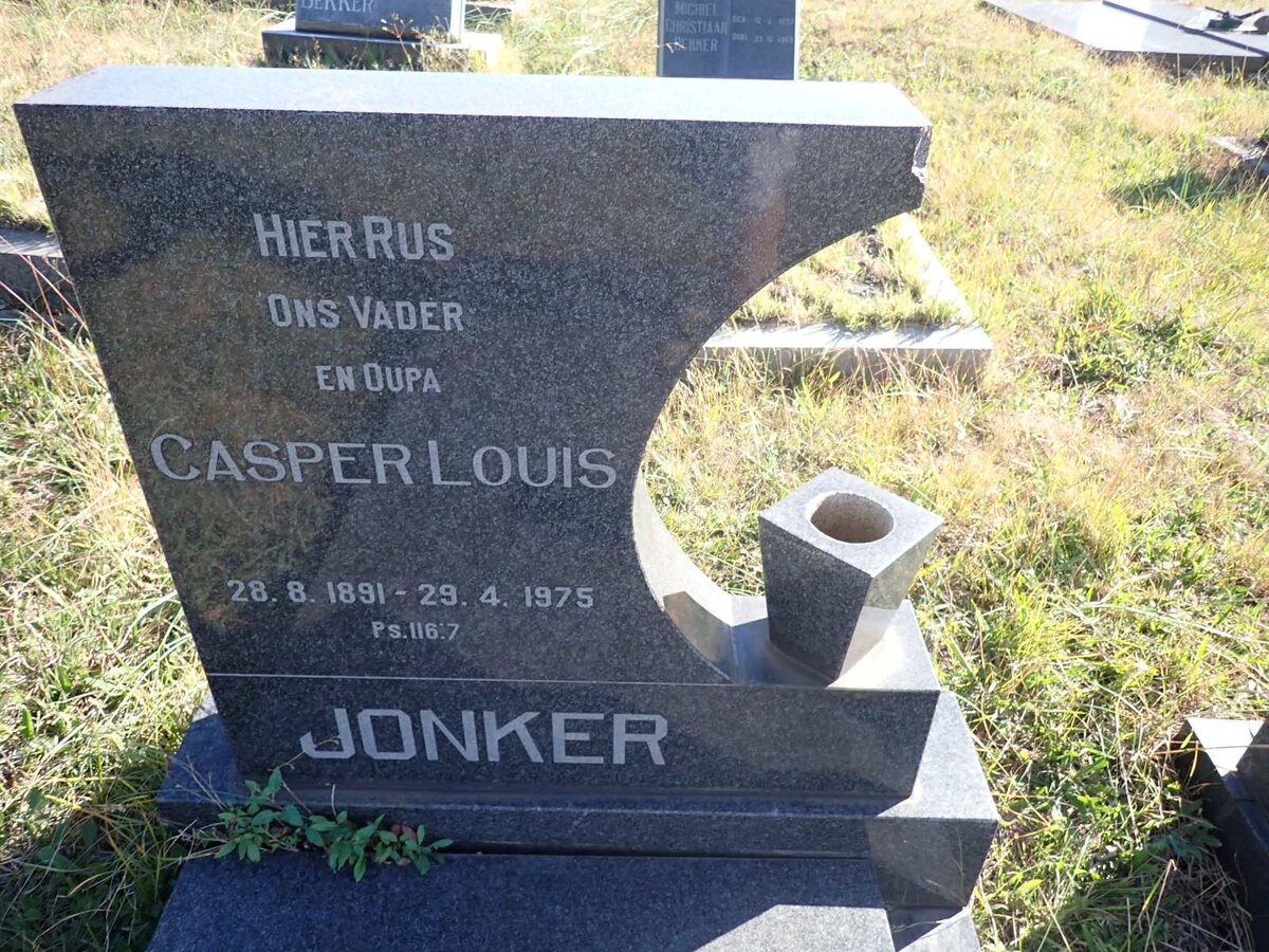 JONKER Casper Louis 1891-1975