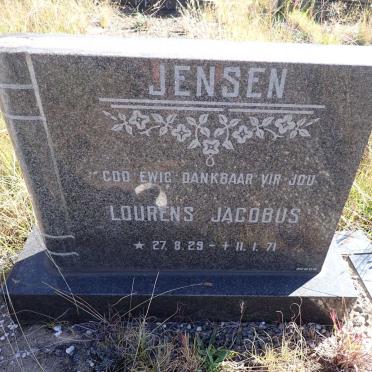 JENSEN Lourens Jacobus 1929-1971