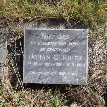 KRIEK Johan C. 1907-1968