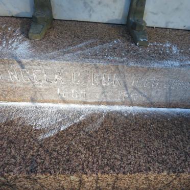 KOK Engela C. nee JENSEN 1895-1944 