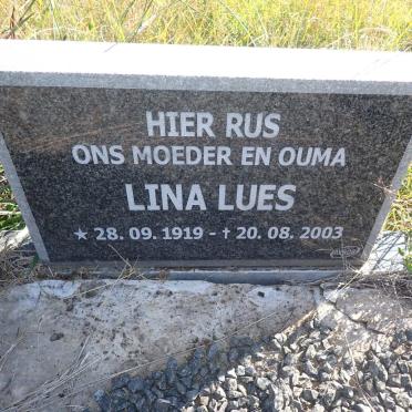 LUES Lina 1919-2003