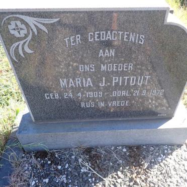 PITOUT Maria J. 1909-1972