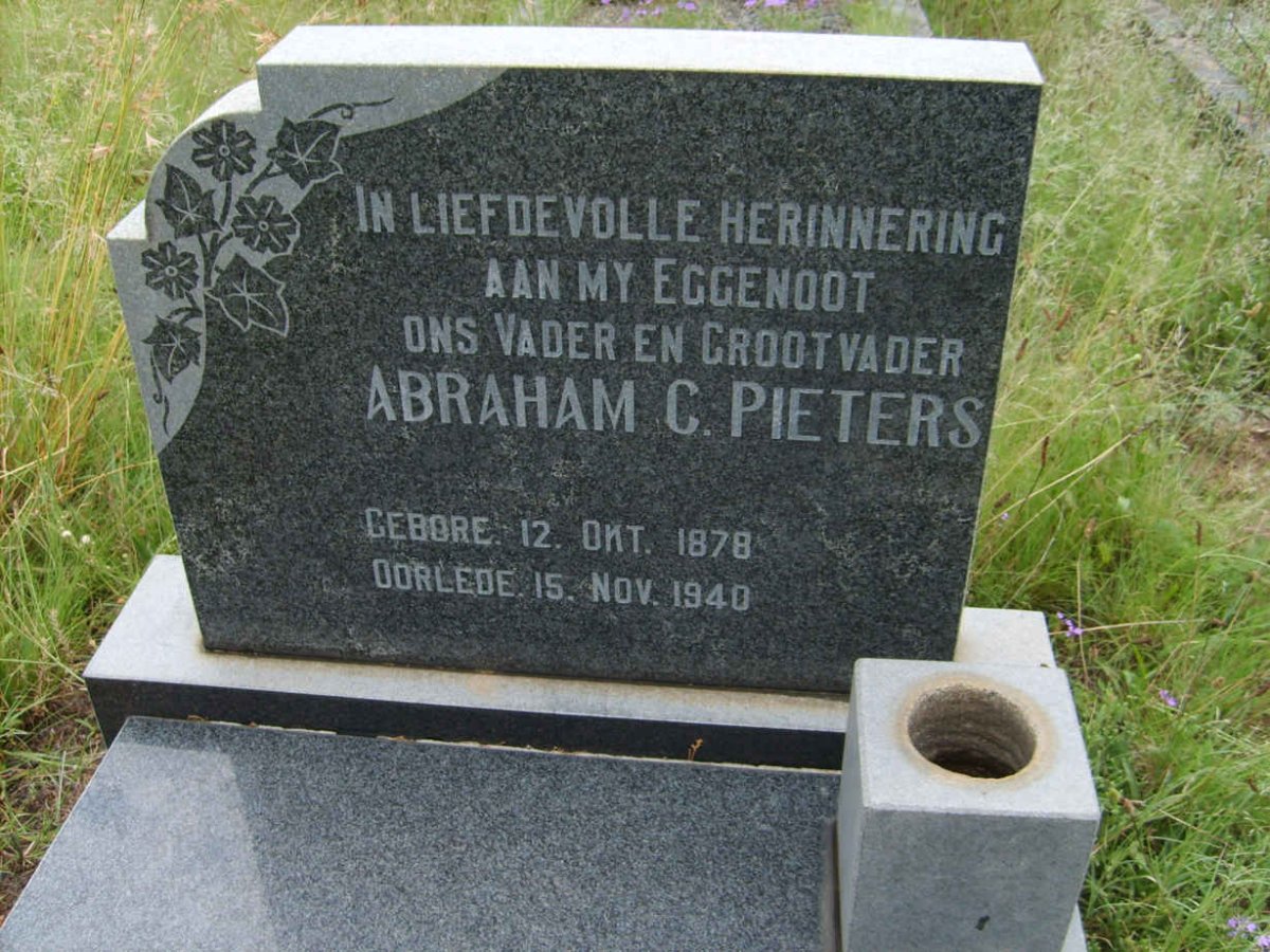 PIETERS Abraham C.  1878-1940