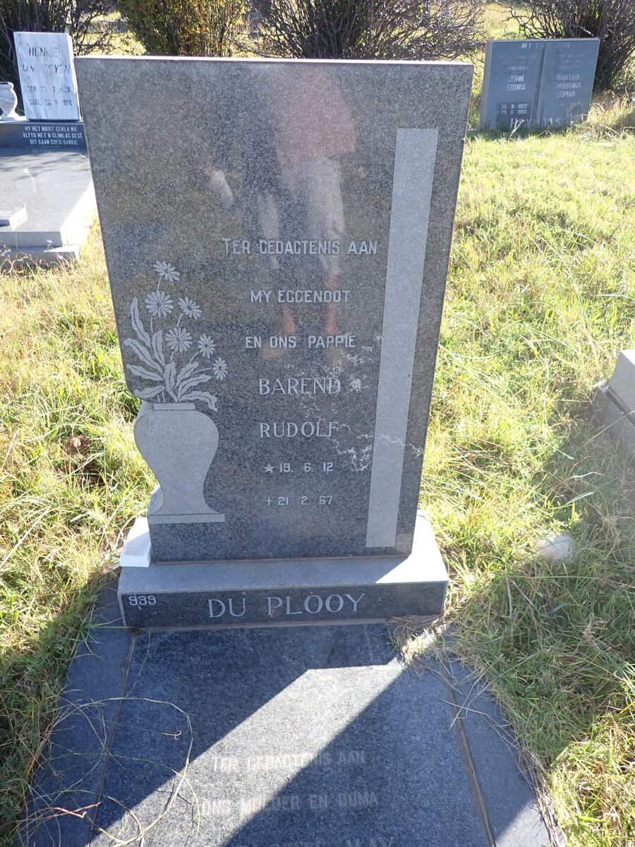 PLOOY Barend Rudolf, du 1912-1967