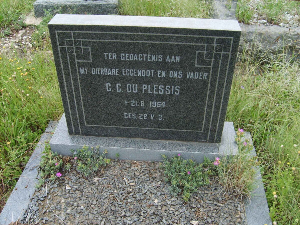 PLESSIS G.C., du   -1954