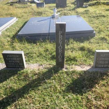 PRETORIUS Pieter Gysbert Steyn 1930-2003 & Aletta Catharina 1932-2014
