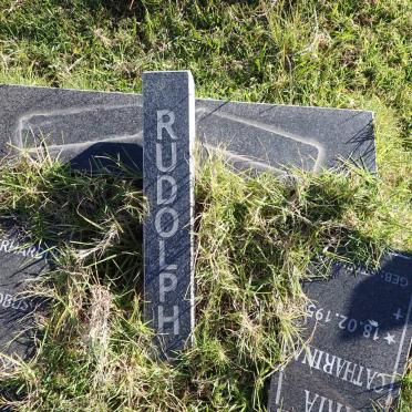 RUDOLPH Gerhardus Jacobus 1944-2001 & Maria Catharina  STEENK? 1952-_1