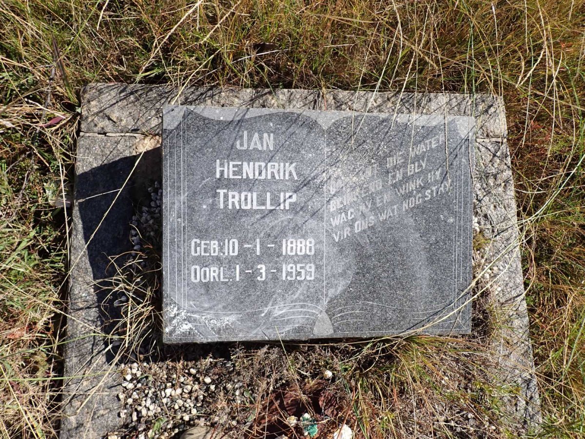 TROLLIP Jan Hendrik 1888-1959