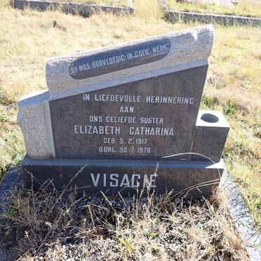 VISAGIE Elizabeth Catharina 1917-1976