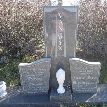 WYK Petrus Jacobus, van 1905-1985 & Johanna Catharina Magrietha VAN NOORDWYK 1907-