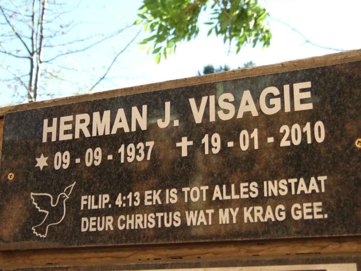 VISAGIE Herman J. 1937-2010