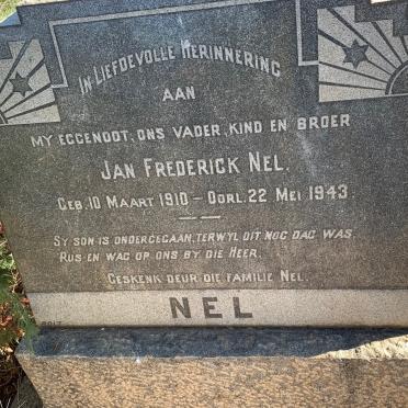 NEL Jan Frederick 1910-1943