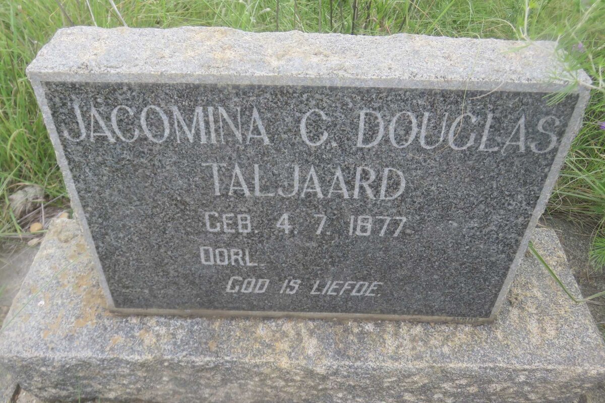 TALJAARD Jacomina C. Douglas 1877-