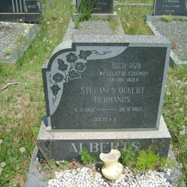 ALBERTS Stefanus Ockert Hermanus 1902-1962