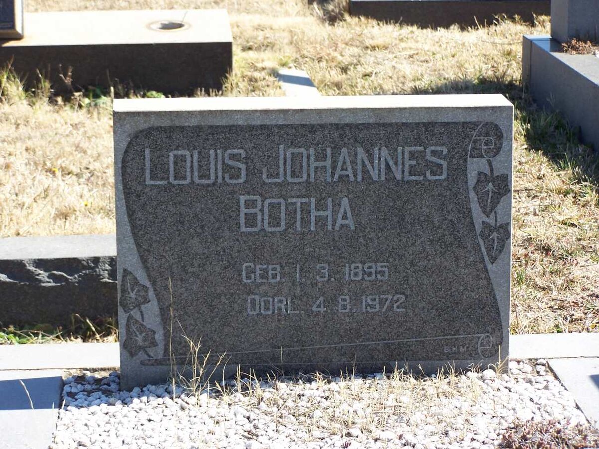 BOTHA Louis Johannes 1895-1972