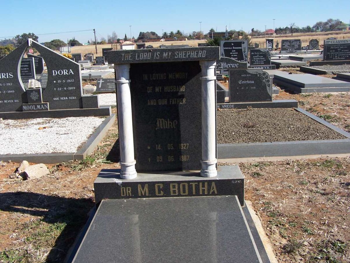 BOTHA M.C.  1927-1987