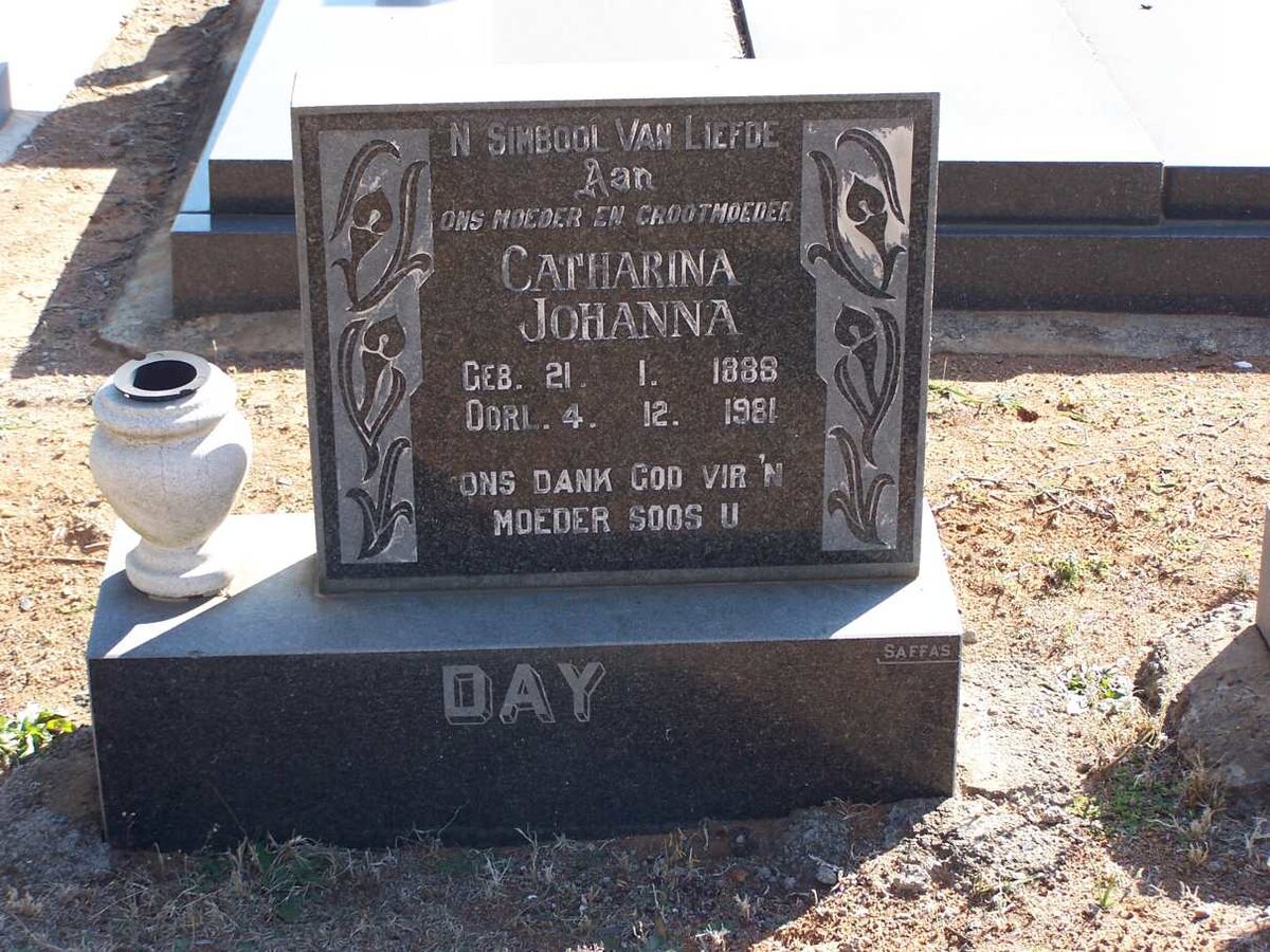 DAY Catharina Johanna 1888-1981