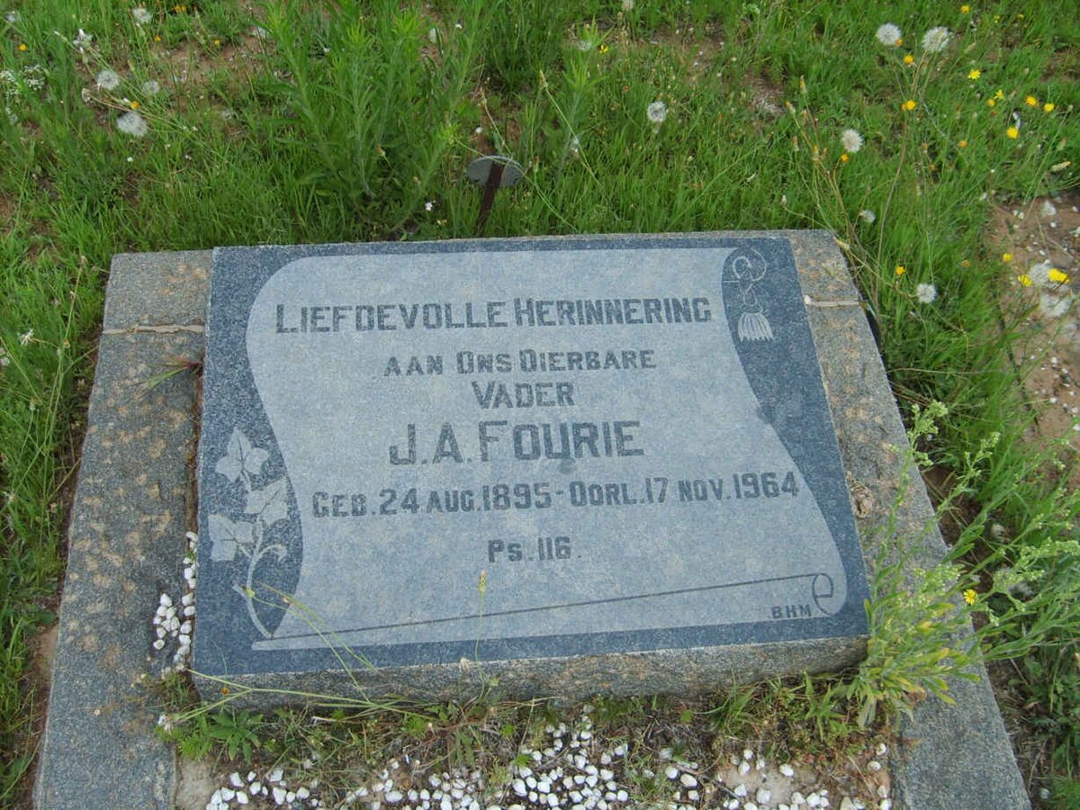 FOURIE J.A. 1895-1964