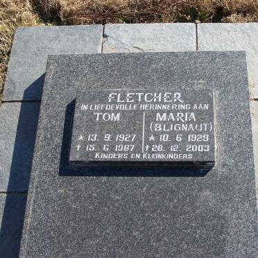 FLETCHER Tom 1927-1987 &amp;  Maria BLIGNAUT 1929-2003