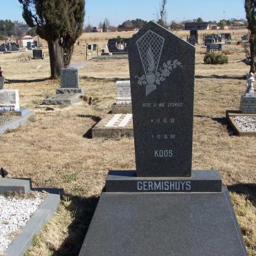 GERMISHUYS Koos 1938-1980