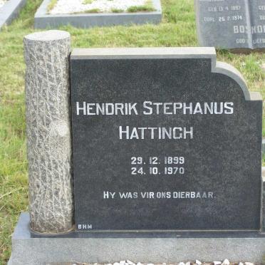 HATTINGH Hendrik Stephanus 1899-1970