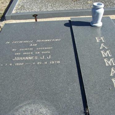 HAMMAN Johannes J. J. 1902-1978