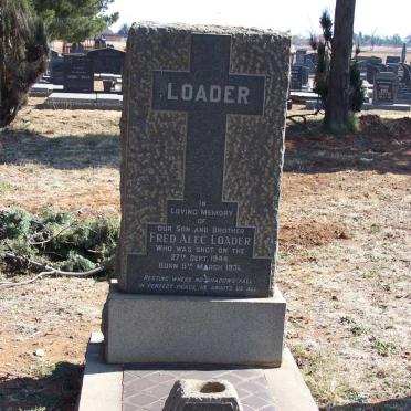 LOADER Fred Alec 1931-1944