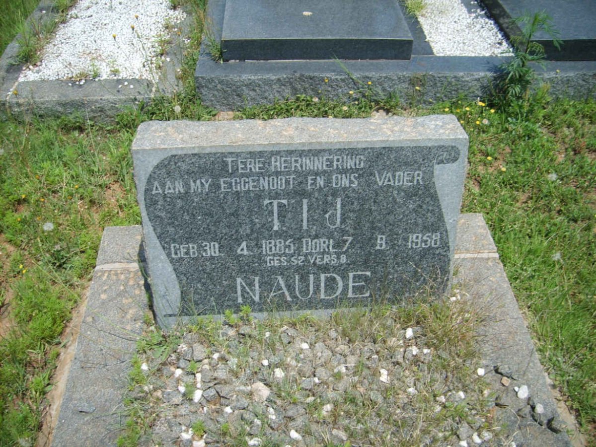 NAUDE T.I.J. 1885-1958