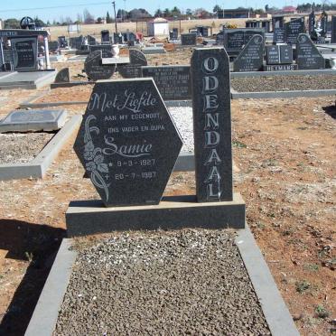 ODENDAAL Samie 1927-1987