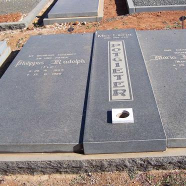 POTGIETER Philippus Rudolph 1934-1990 &amp; Maria Honiball 1934-
