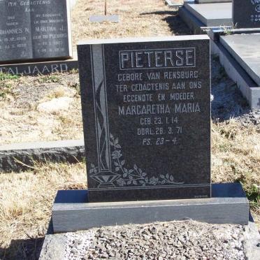 PIETERSE Margaretha Maria 1914-1971