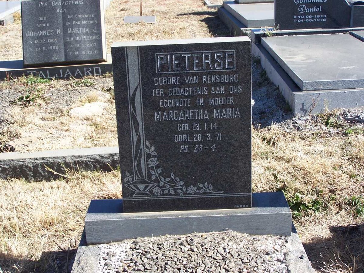PIETERSE Margaretha Maria 1914-1971