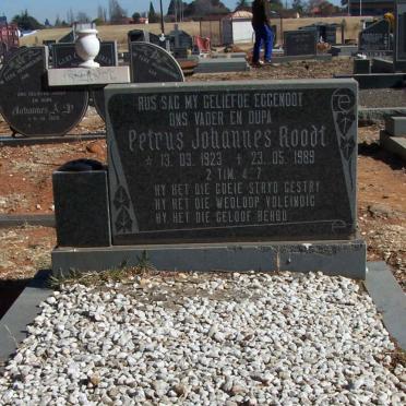 ROODT Petrus Johannes 1923-1989
