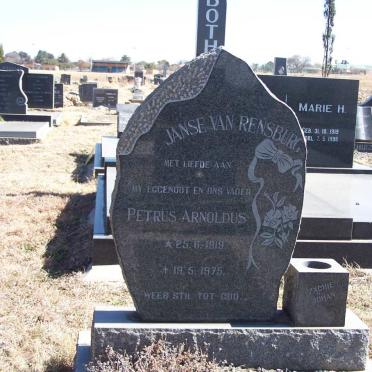 RENSBURG Petrus Arnoldus, Janse van 1919-1975