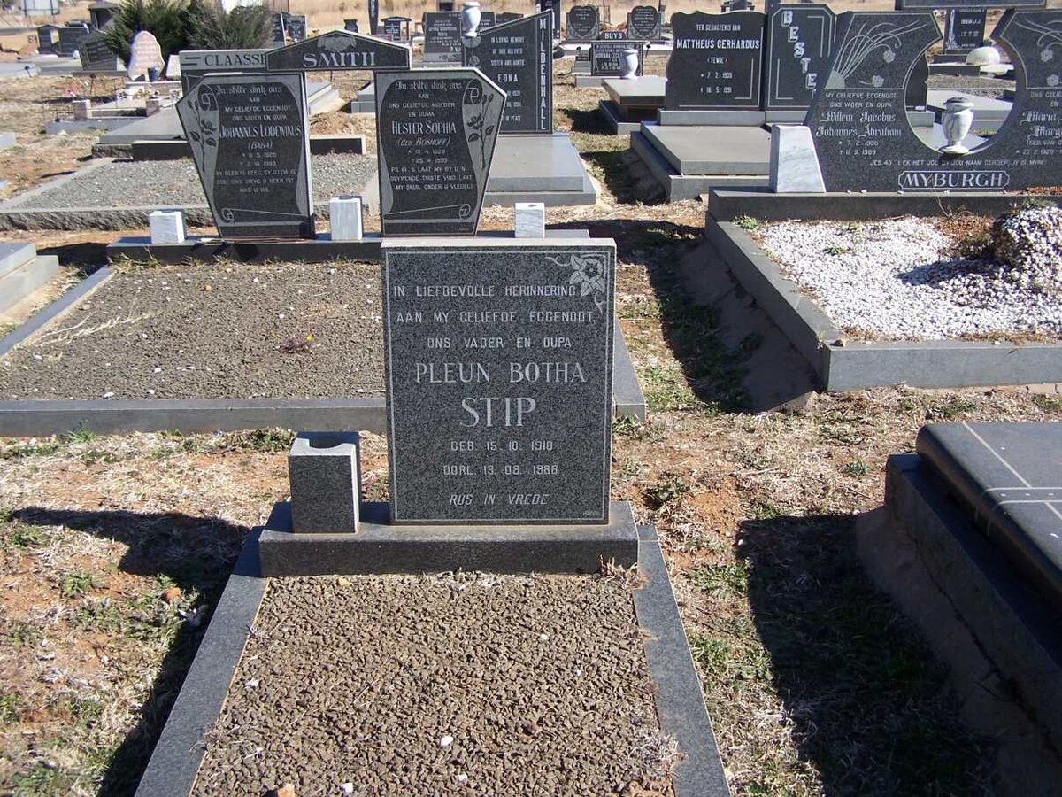 STIP Pleun Botha 1910-1988